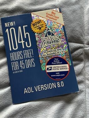 AOL America Online VINTAGE install CD-ROM, collector’s item